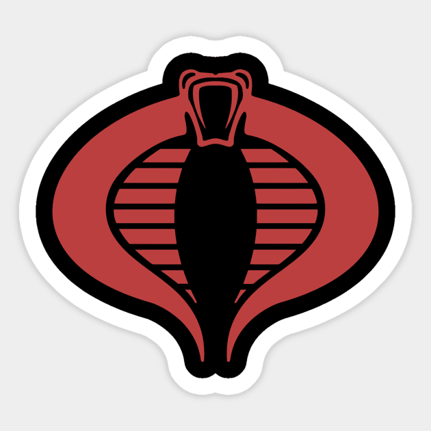 Cobra Command Sticker by SimonBreeze